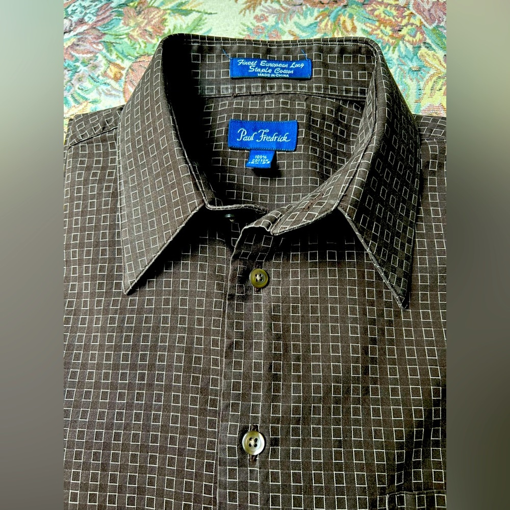 Paul Fredrick 100% cotton shirt.